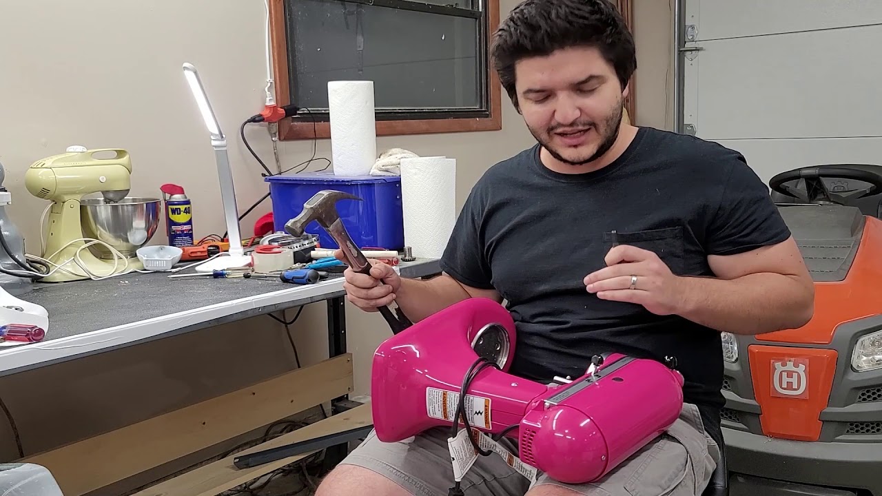 chuck_shanks's tweet card. KitchenAid Mixer Re-grease How To Pt. 1, (Classic, Artisan) Tilt Head