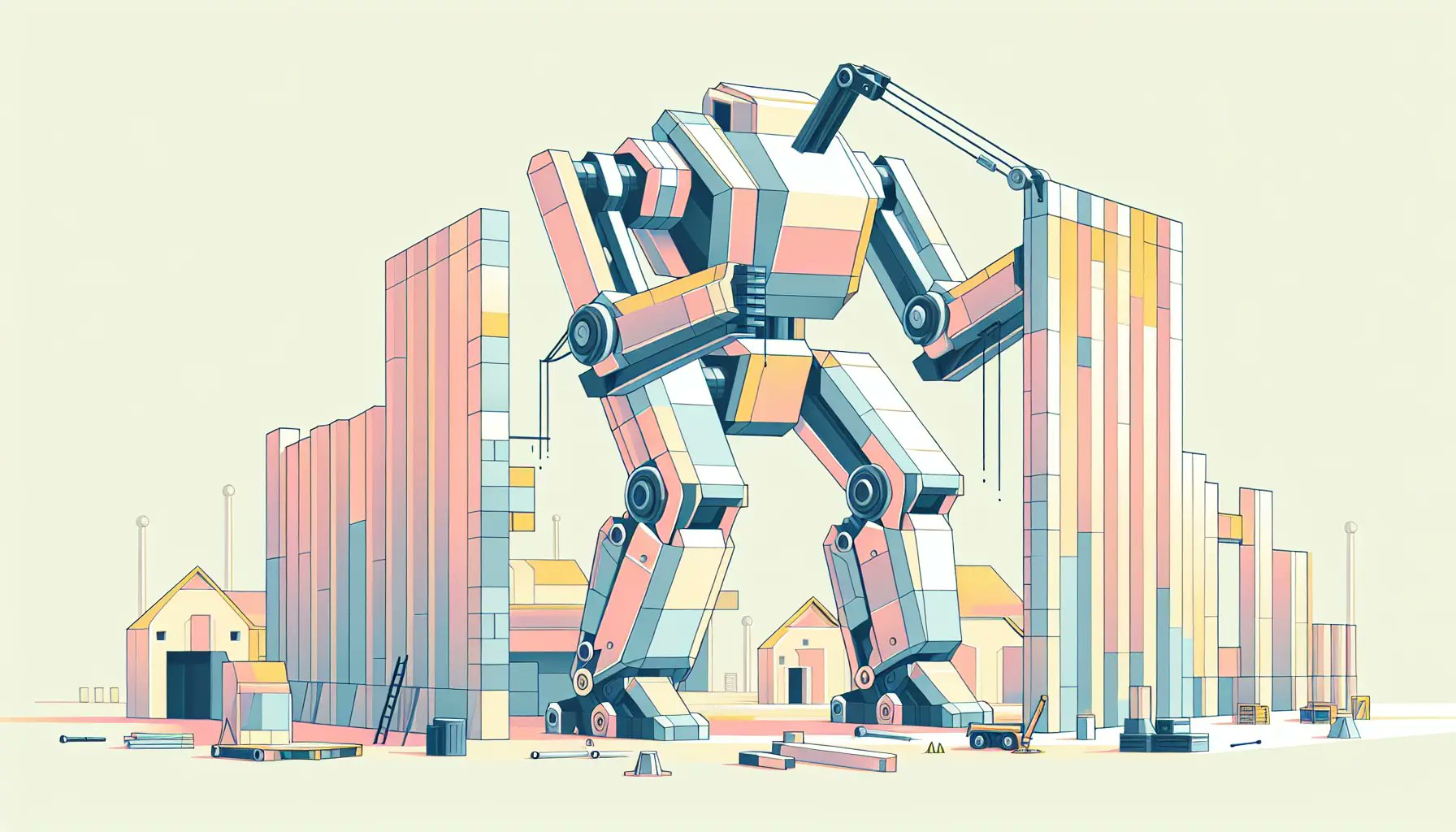 PinwallAI's tweet card. Mobiler Mauerroboter Hadrian erreicht >285 Blöcke/Stunde im Test; Spitzenwert 360, 32 m Reichweite, 2-Personen-Betrieb.