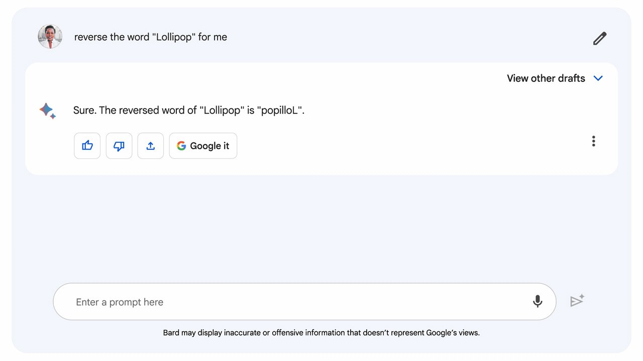 forensicmike1's tweet card. Two improvements are launching in Bard to help you get more accurate responses and export to Google Sheets.