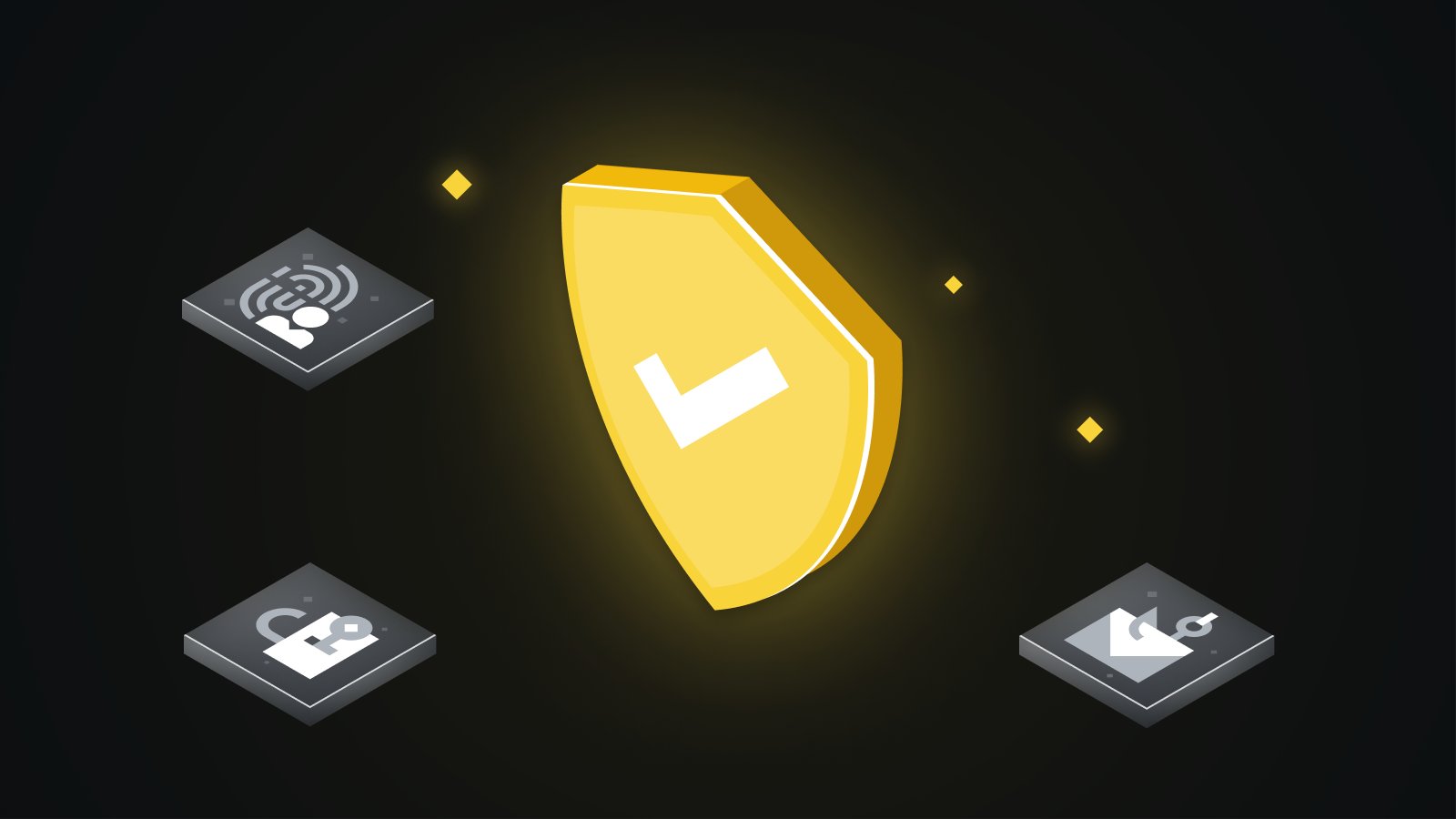 binance's tweet card. Explore five ways to secure your Binance account, including RSA API key pairing, IP access restrictions, wallet address whitelisting, YubiKey 2FA, and more.
