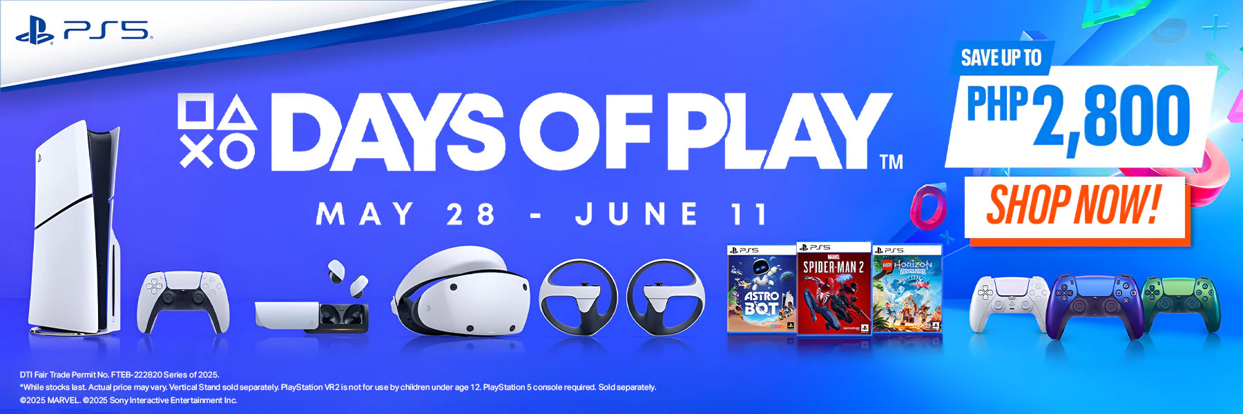 gameops's tweet card. Gamers, now’s your chance to upgrade without hurting your wallet. Datablitz is joining Sony’s Days of Play celebration with a lineup of amaz...