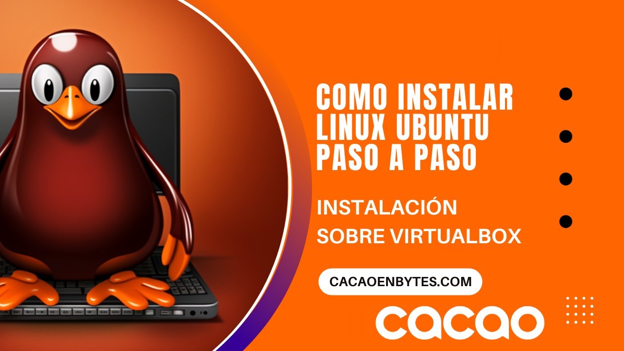 cacaoenbytes's tweet card. INSTALA UBUNTU 22.04 SOBRE VIRTUALBOX | Tutorial en Español.