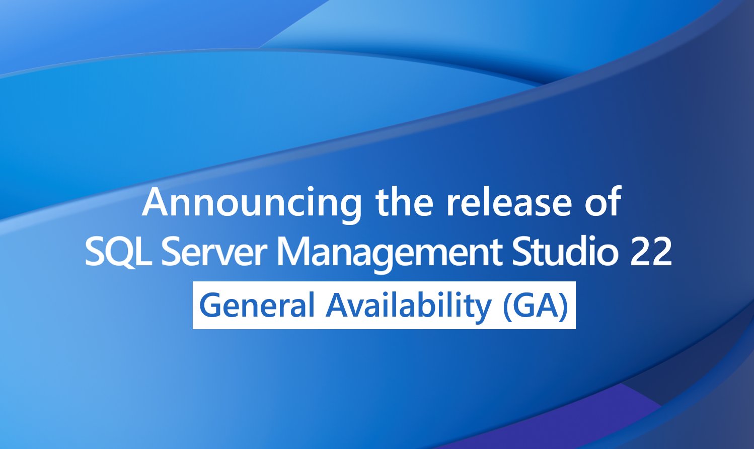 ErikEJ's tweet card. SQL Server Management Studio (SSMS) 22 GA is now available The SSMS team is thrilled to announce the general availability release of SQL Server Management...