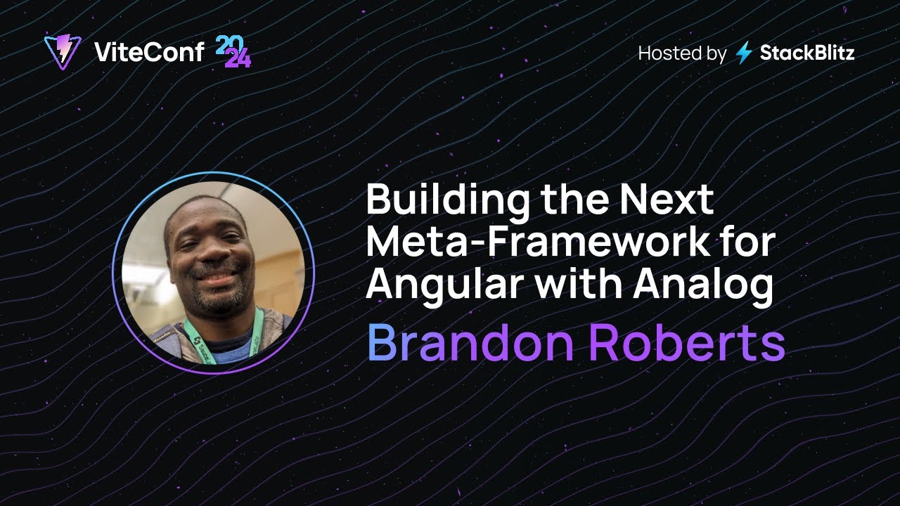 brandontroberts's tweet card. Brandon Roberts | Building the Next Meta-Framework for Angular with...