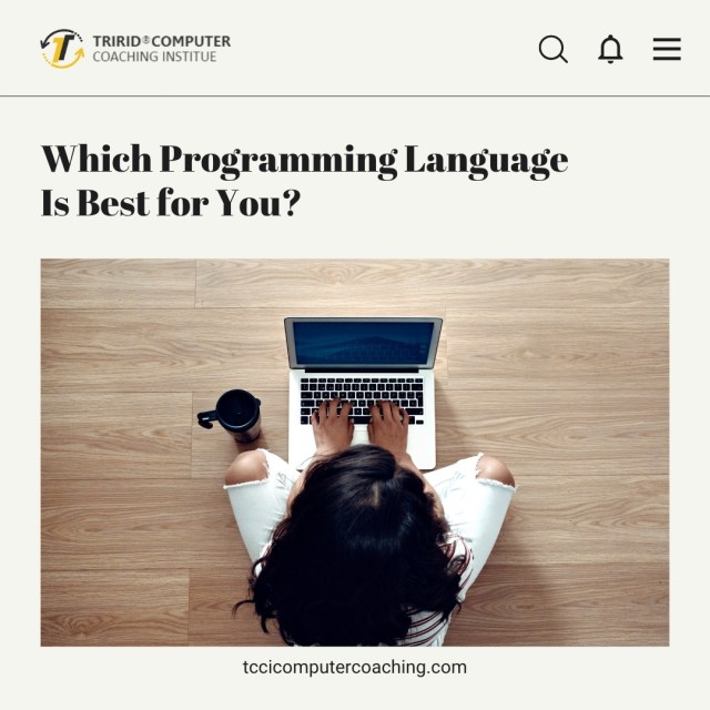 tccicomputer's tweet card. Not sure which programming language to learn? Join TCCI Bopal Ahmedabad for expert guidance and certified training in Python, Java, and more.