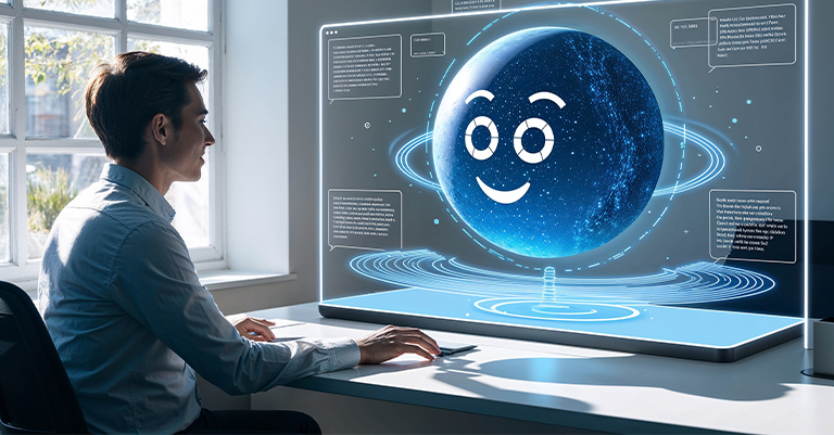 andrewroche99's tweet card. Discover how AI chatbots can transform your business by saving time, improving customer service, and boosting efficiency with ease.