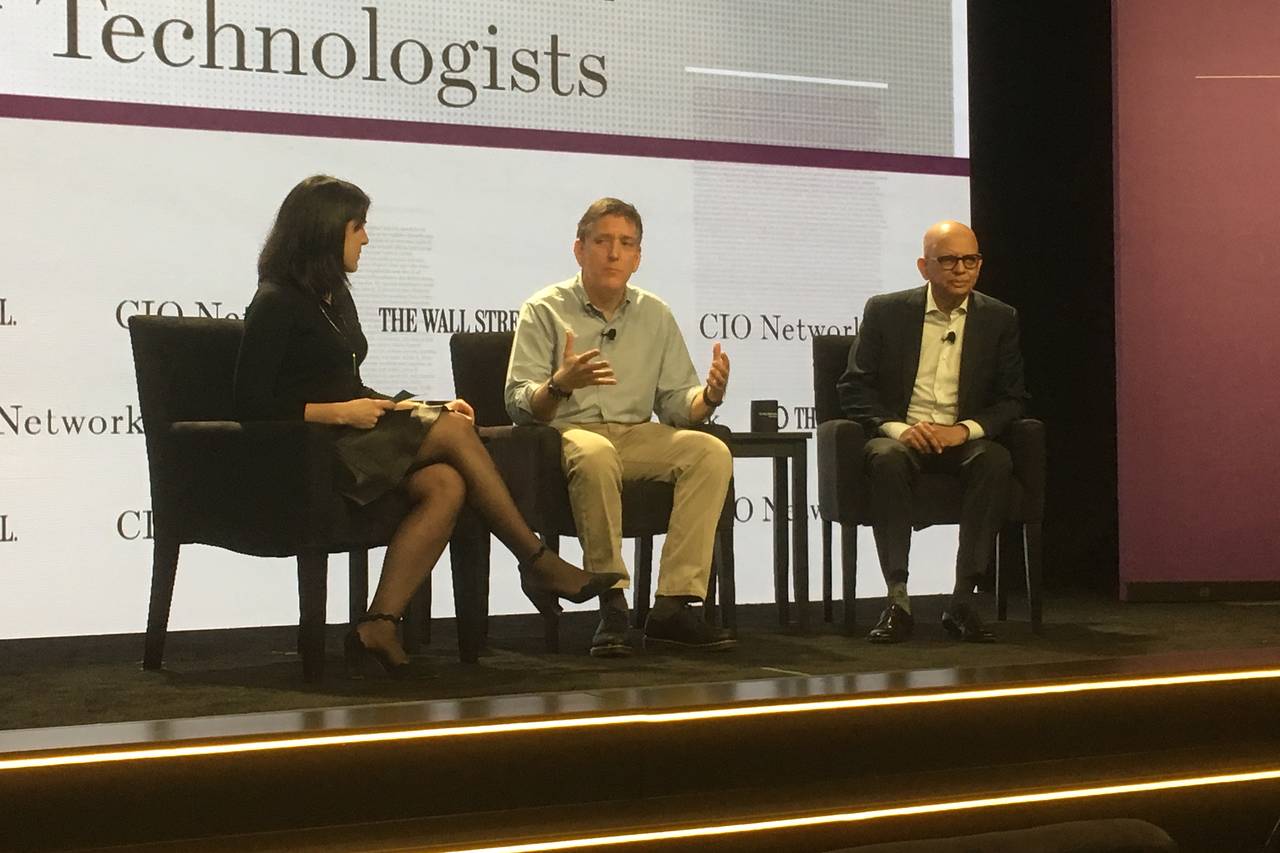 drkbernard's tweet card. More than half of the attendees at WSJ CIO Network’s annual meeting are worried about IT talent.