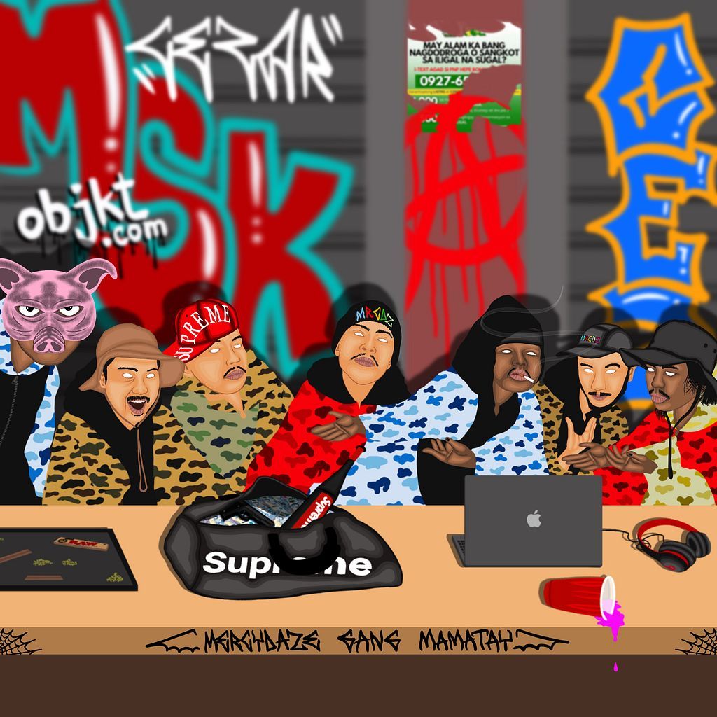 BakerIsland1's tweet card. Digital Illustration 3333x3333px CEZXR. 2025