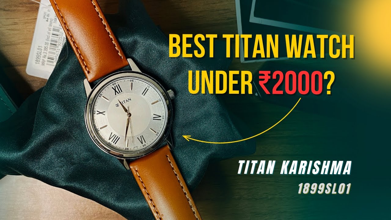 shashankramesh's tweet card. Best Titan Watch Under 2000? - Titan Karishma 1899SL01