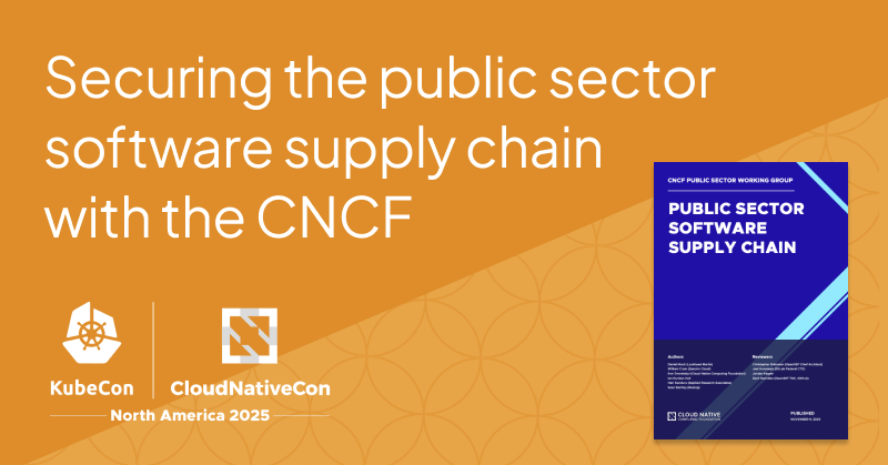 thenewstack's tweet card. Learn how CNCF and Spectro Cloud are strengthening public-sector software supply chains with open collaboration, security, and transparency.
