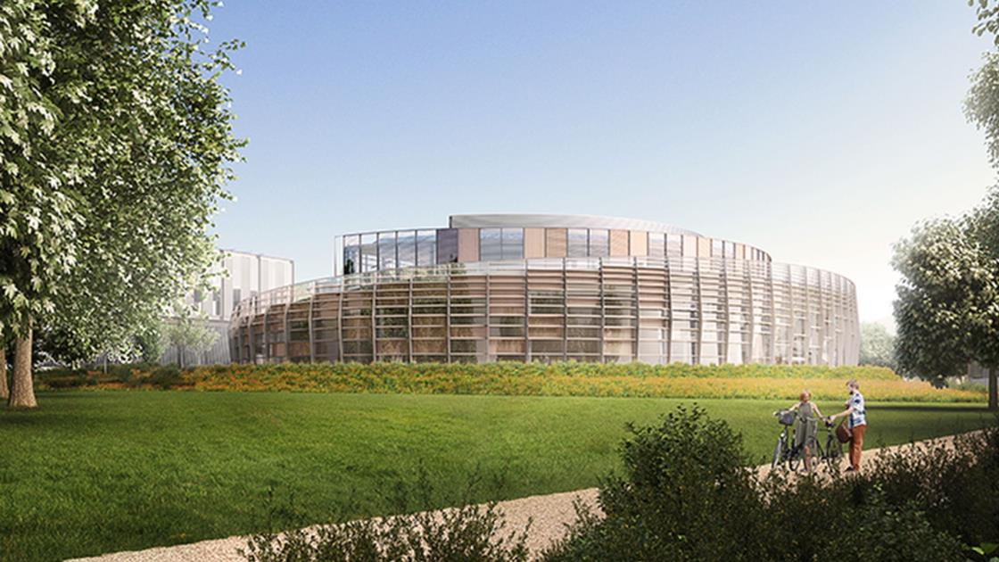 Broadcast_Tech's tweet card. Government reviewed plans for 18-stage facility after council had rejected over green belt worries