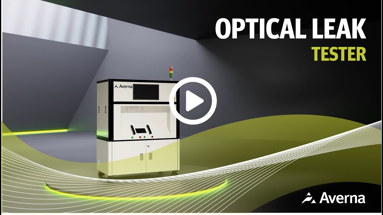 avernatech's tweet card. Optical Leak Tester