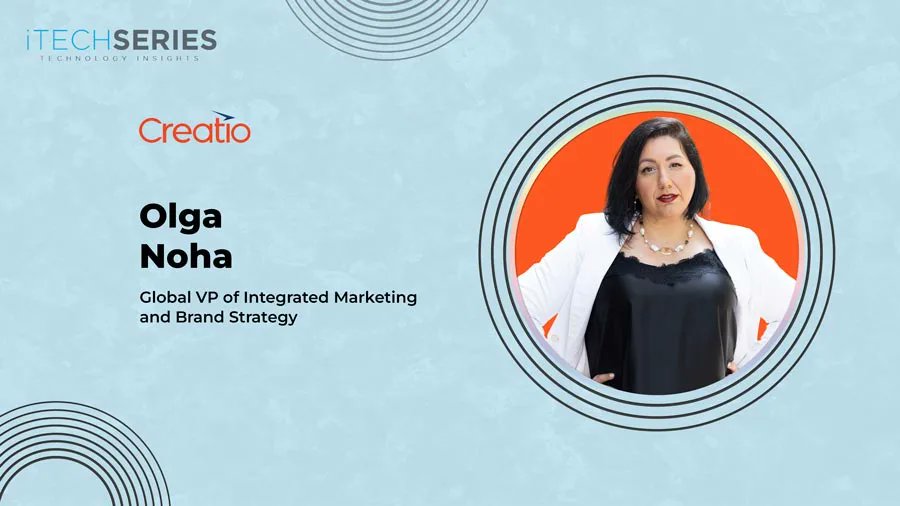 iTechSeries's tweet card. Olga Noha shares how aligned brand, product, and GTM teams fuel scalable B2B growth, and why AI and regional flywheels are the future.