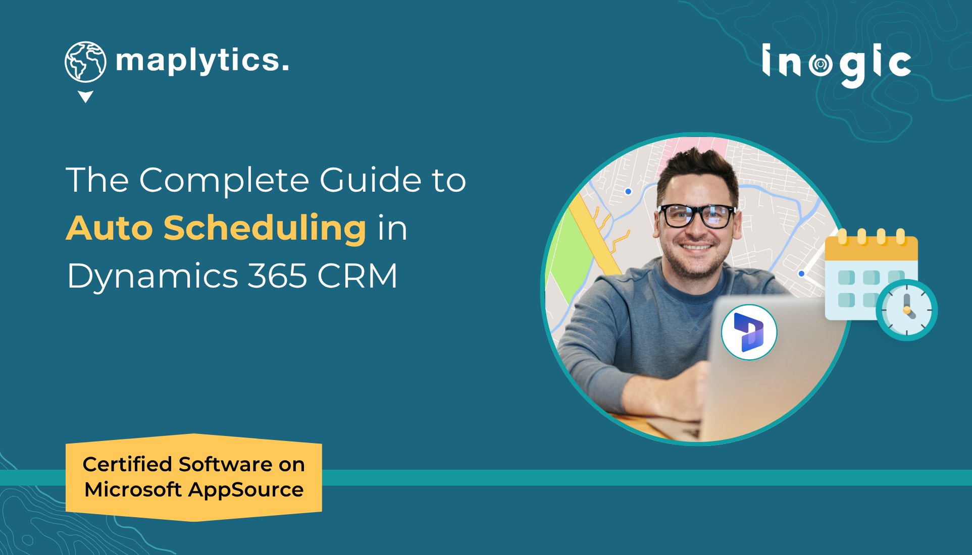 Maplytics's tweet card. In this blog, we’ll explore the most frequently asked questions about auto-scheduling in Dynamics 365 CRM, highlighting its capabilities and applications