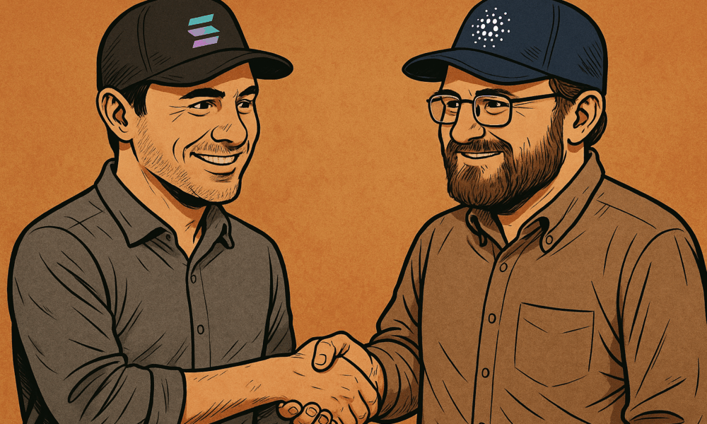 theunhashed's tweet card. From Incident to Validation In a development that surprised many in the blockchain world, Solana co-founder Anatoly Yakovenko publicly praised Cardano following its recent chain-split incident. What...