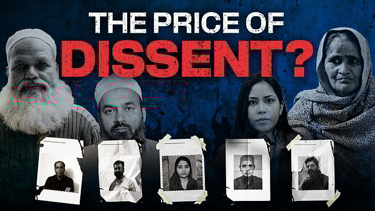 newslaundry's tweet card. Locked up without trial: The forgotten activists of Delhi riots FIR #59