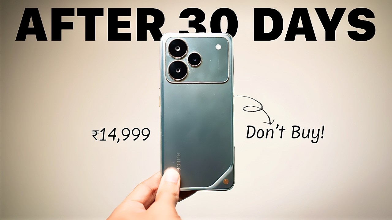 Techcaff's tweet card. Realme P4 Review - After 30 Days Of Used ! Watch Before Buy |