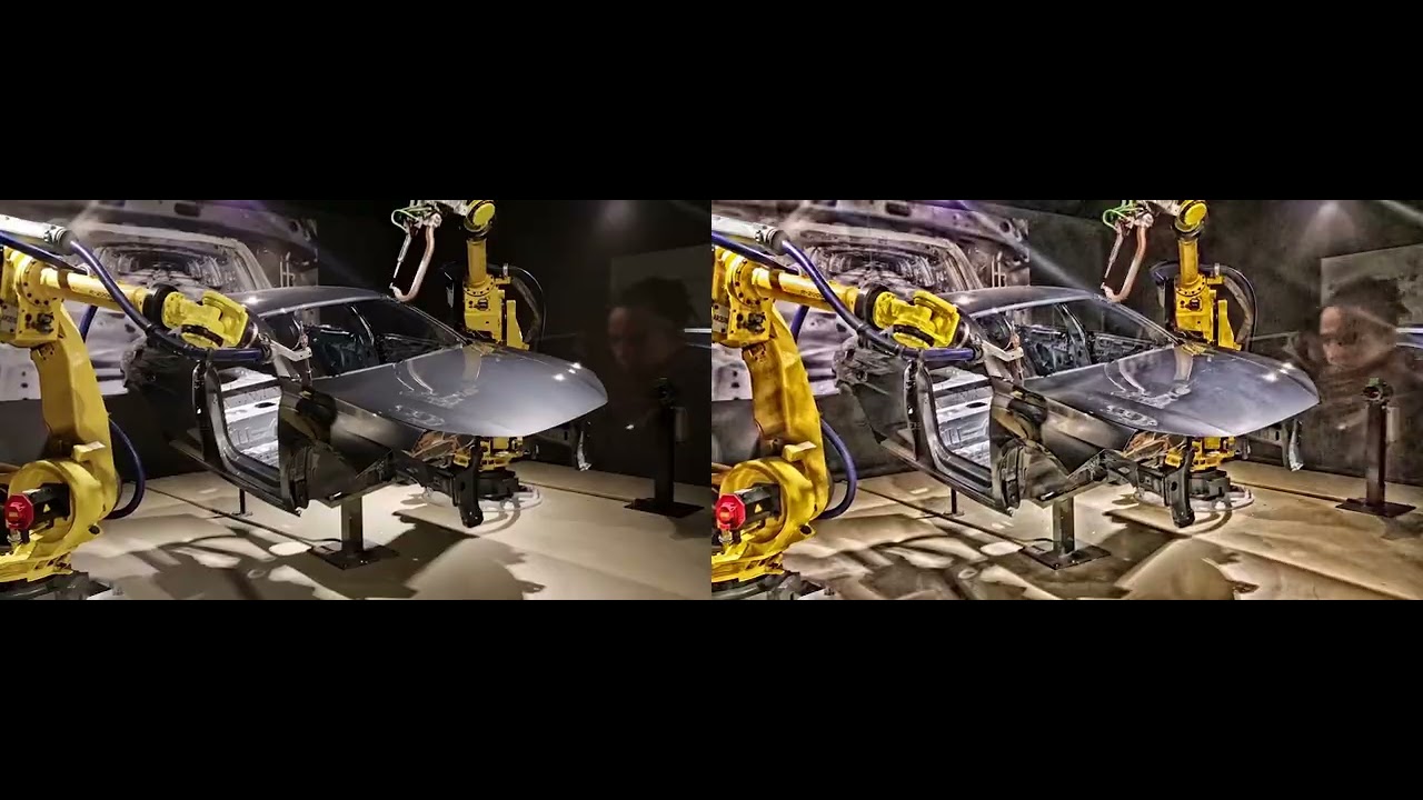 ProhawkGroup's tweet card. ProHawk AI Turbo-Charges Manufacturing Robotics | Low-Light Auto...