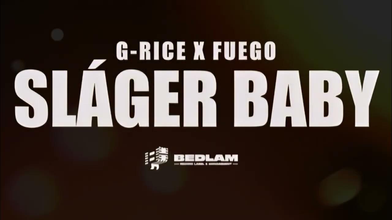 JonDanyTarg's tweet card. G-RICE x FUEGO - SLÁGER BABY (Official Audio)