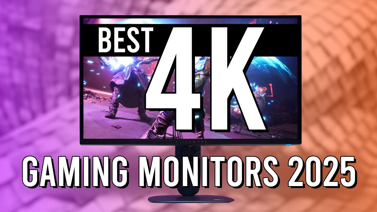 HardwareUnboxed's tweet card. Best 4K Gaming Monitors of 2025