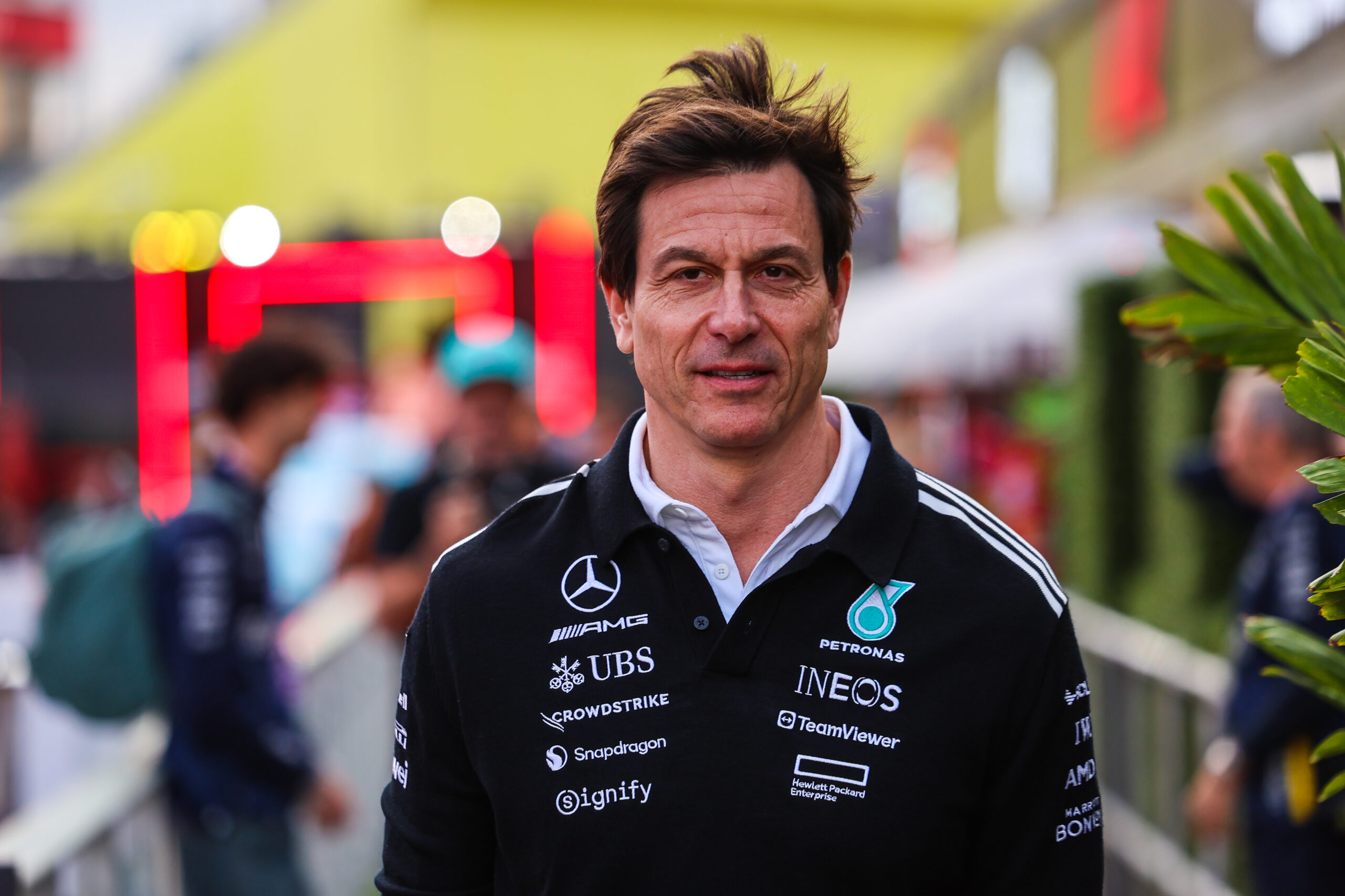 Formule1's tweet card. Mercedes-teambaas Toto Wolff weet wat Mercedes in Qatar te doen staat, na de dubbele podiumfinish in Las Vegas: ‘Alles kan nog veranderen’.