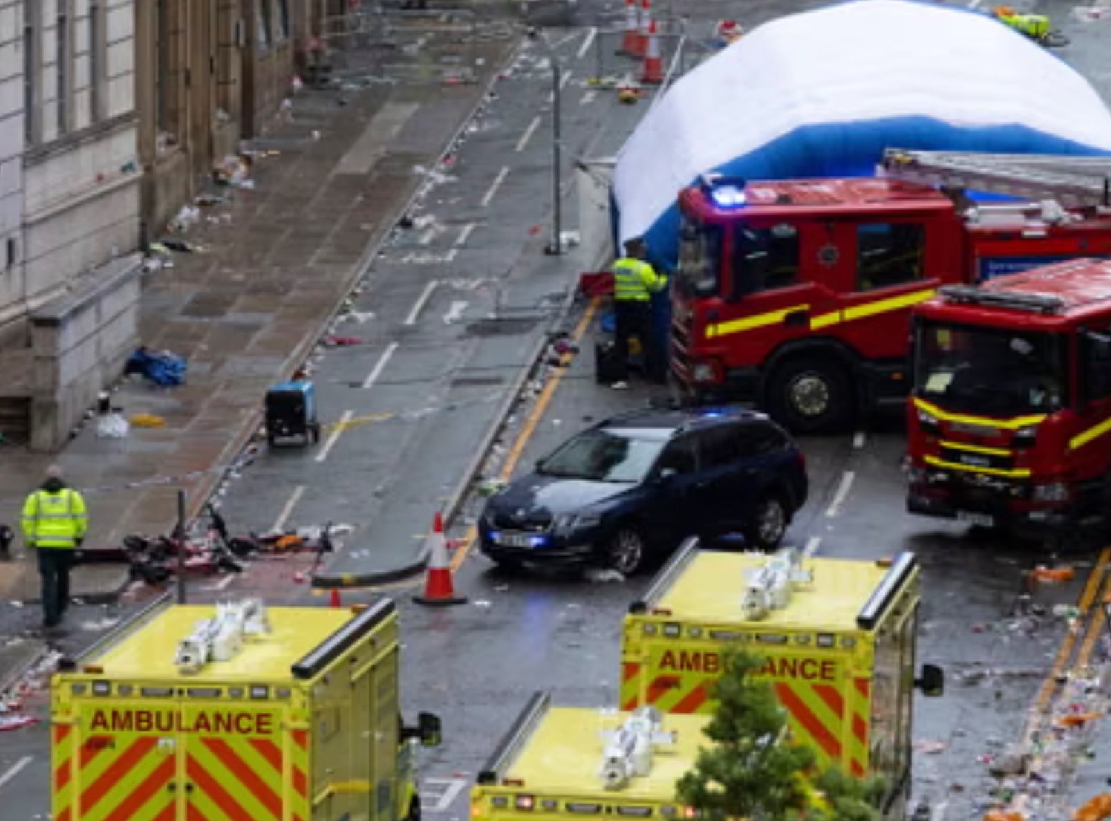 Footiebuzz's tweet card. Paul Doyle has pleaded guilty to the 31 charges after driving into Liverpool fans last May.