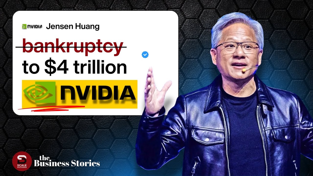 ScaleDecoded's tweet card. 30 Days From Bankruptcy: Nvidia’s $4 Trillion Gamble | Business...