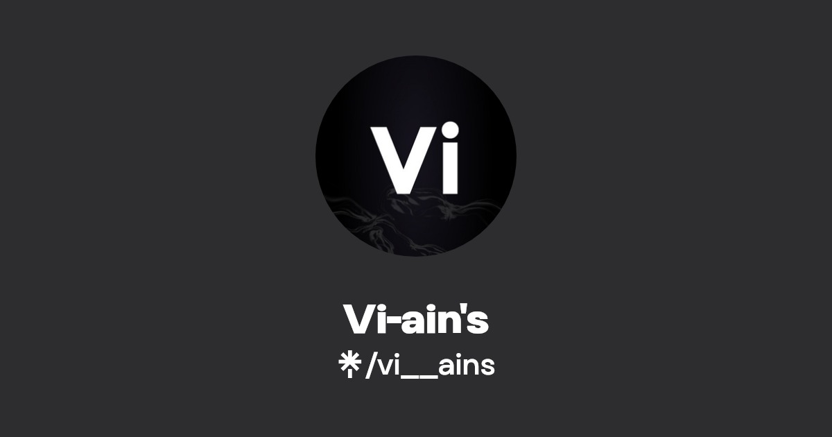 Vi_ains's tweet card. We create blockchain projects.