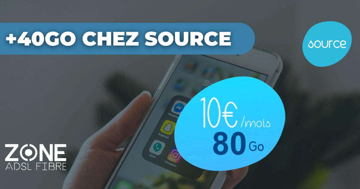 zoneadsl's tweet card. Source épate encore : désormais, profitez de 80Go pour 10€ seulement, soit deux fois plus qu’avant. Découvrez cette nouvelle avec Zone ADSL&Fibre.