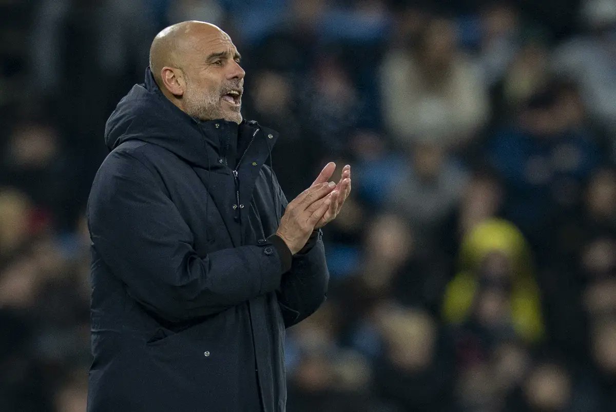 Footiebuzz's tweet card. Manchester City boss Pep Guardiola has urged his squad to avoid overthinking on recent losses to Newcastle and Bayer Leverkusen and focus on what lies ahead of them. City fell to a second defeat in…