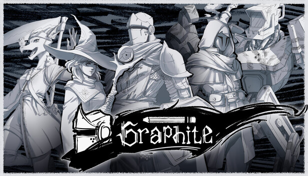 graphitegame's tweet card. Unleash your creativity as a kid’s drawings spring to life in this thrilling roguelike RPG. Build your party, navigate a dynamic timeline, and shape your fate through notebook scenarios that test...