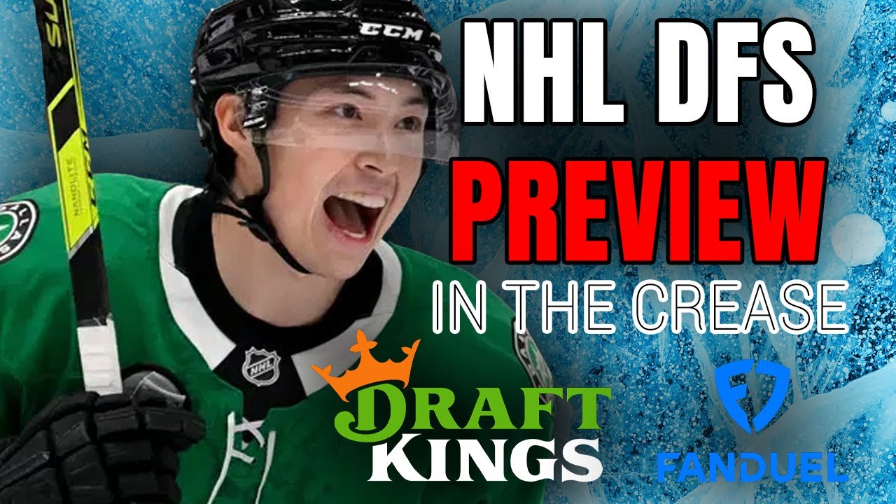 DFSArmy's tweet card. NHL Breakdown for DraftKings and FanDuel Today | In the Crease TUESDAY