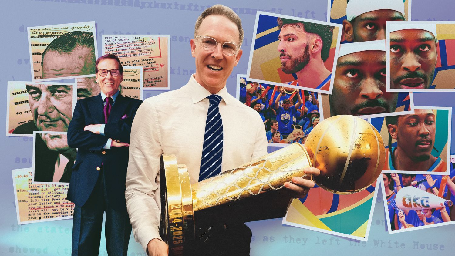 Baxter's tweet card. As OKC GM Sam Presti formed a Thunder team built for a dynasty, he was inspired by a man who has been working on the same project for more than 50 years.