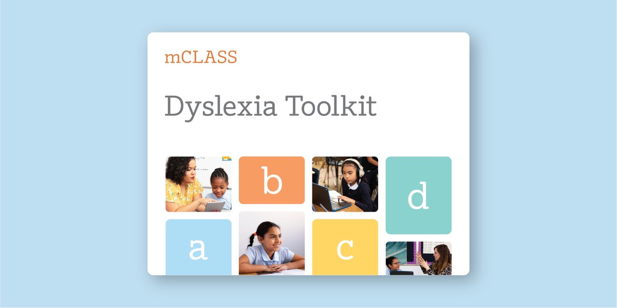 Amplify's tweet card. This new toolkit offers explicit answers for educators looking to learn about dyslexia and how to effectively screen for it to ensure students are supported as early and as effectively as possible.