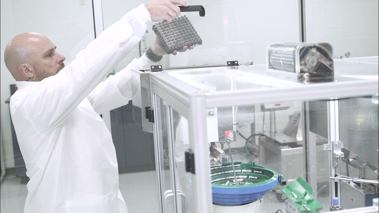 HallofFlowers_'s tweet card. Mark1 Automated Filling Machine by Xylem Technologies