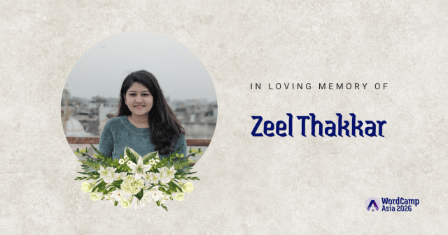MichaelKihl's tweet card. It is with profound sadness and heavy hearts that we share the devastating news of the passing of Zeel Thakkar, a beloved member of the WordPress community and organiser of WordCamp Asia 2026. Zeel…