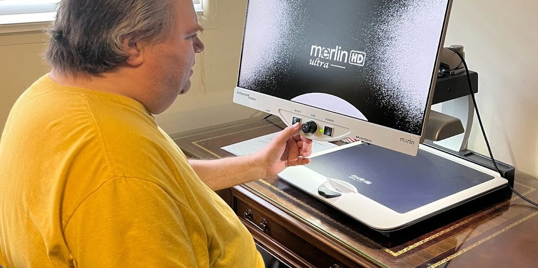 DODDohio's tweet card. Phill Kirk and other Licking County residents with disabilities have seen their lives improve thanks to assistive technology.