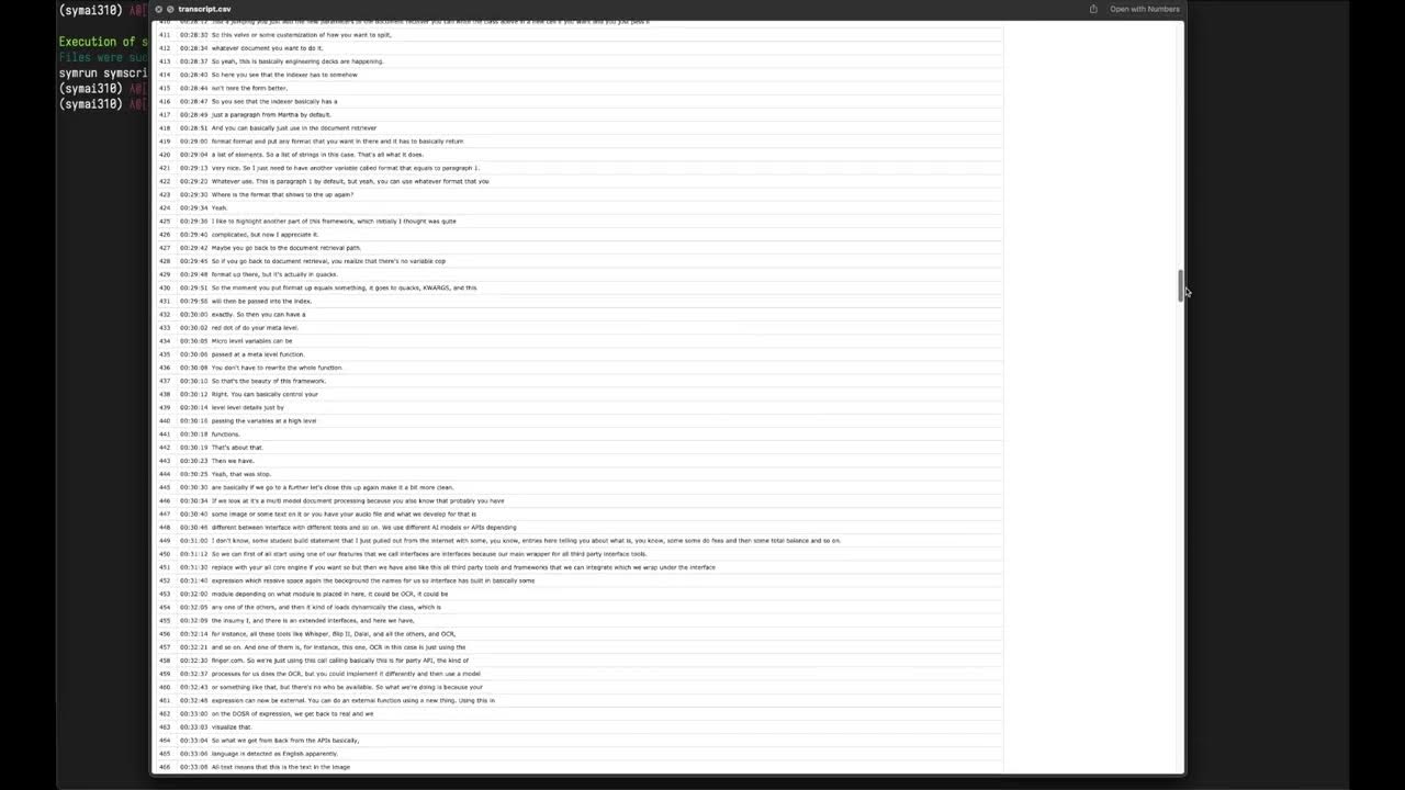 ExtensityAI's tweet card. SymbolicAI - Chapterization Feature