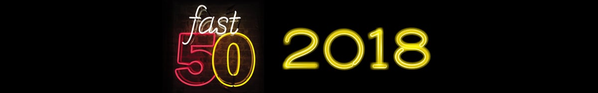 pjxmedia's tweet card. 2018 Fast 50