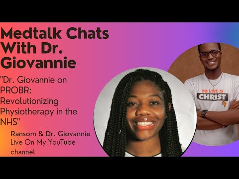 onyema_ransom's tweet card. "Dr. Giovannie on PROBR: Revolutionizing Physiotherapy in the NHS"