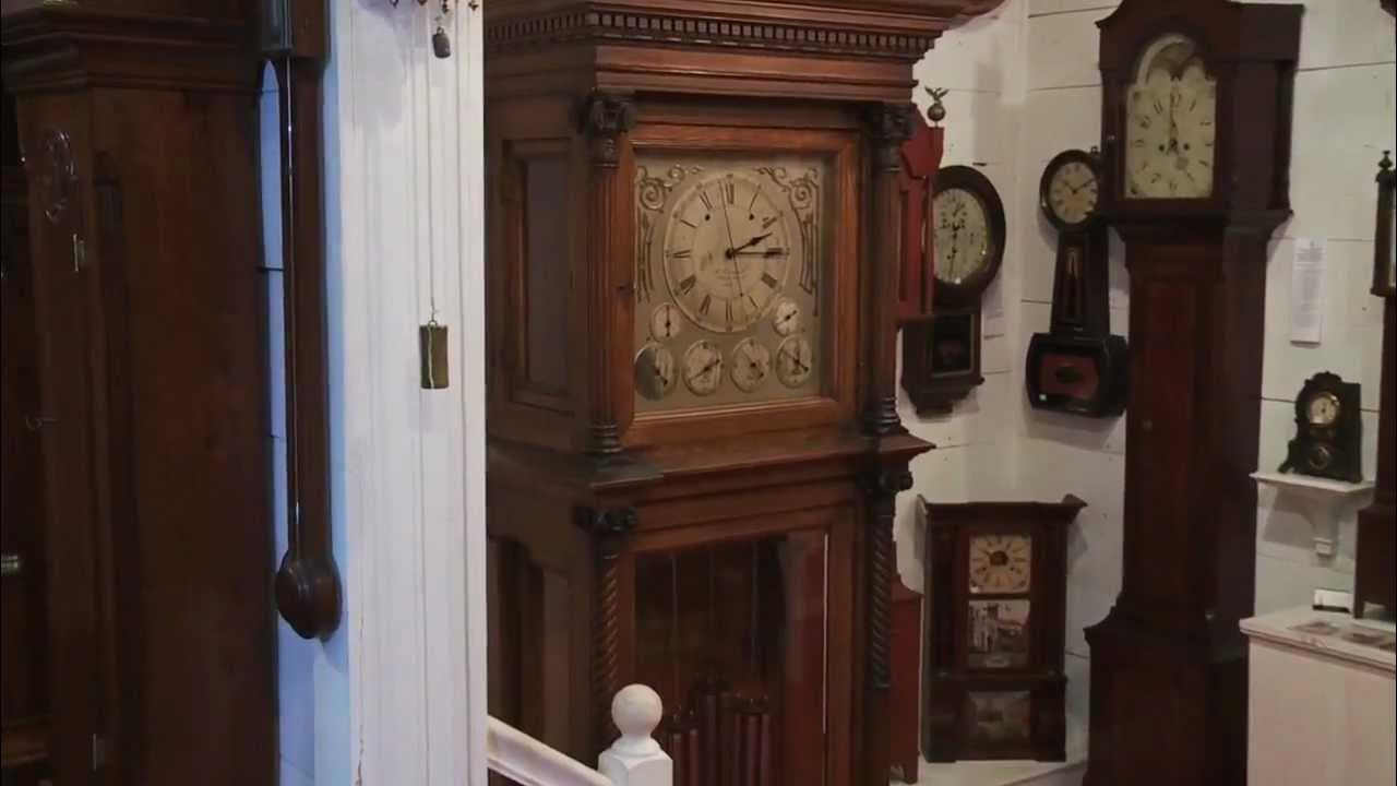 Pendulumgeek's tweet card. E. Howard: Conant 4 pendulum Isochronal clock.