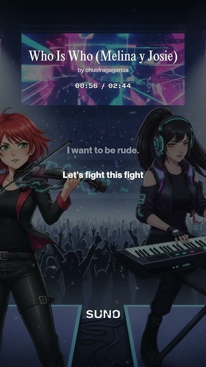 su_saram's tweet card. Who Is Who (Melina y Josie, electro) #musicoterapia #rebeldesdesusa...