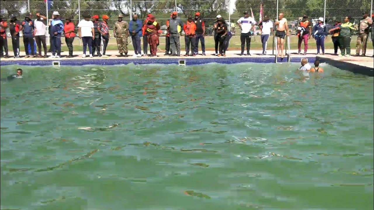 SANDF_ZA's tweet card. Exercise Vukuhlome IV: Opening of Lohatlha Military Area Swimming...