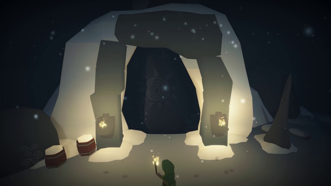 Savepoint_Dev's tweet card. Solas and The White Winter gameplay