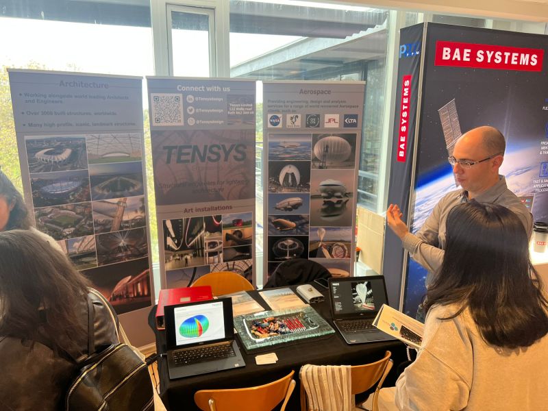 TensysDesign's tweet card. Tensys were thrilled to present a stand at the University of Bath careers fair October 2023. It was a pleasure to speak to up-and-coming young engineers and discuss the exciting array of projects...