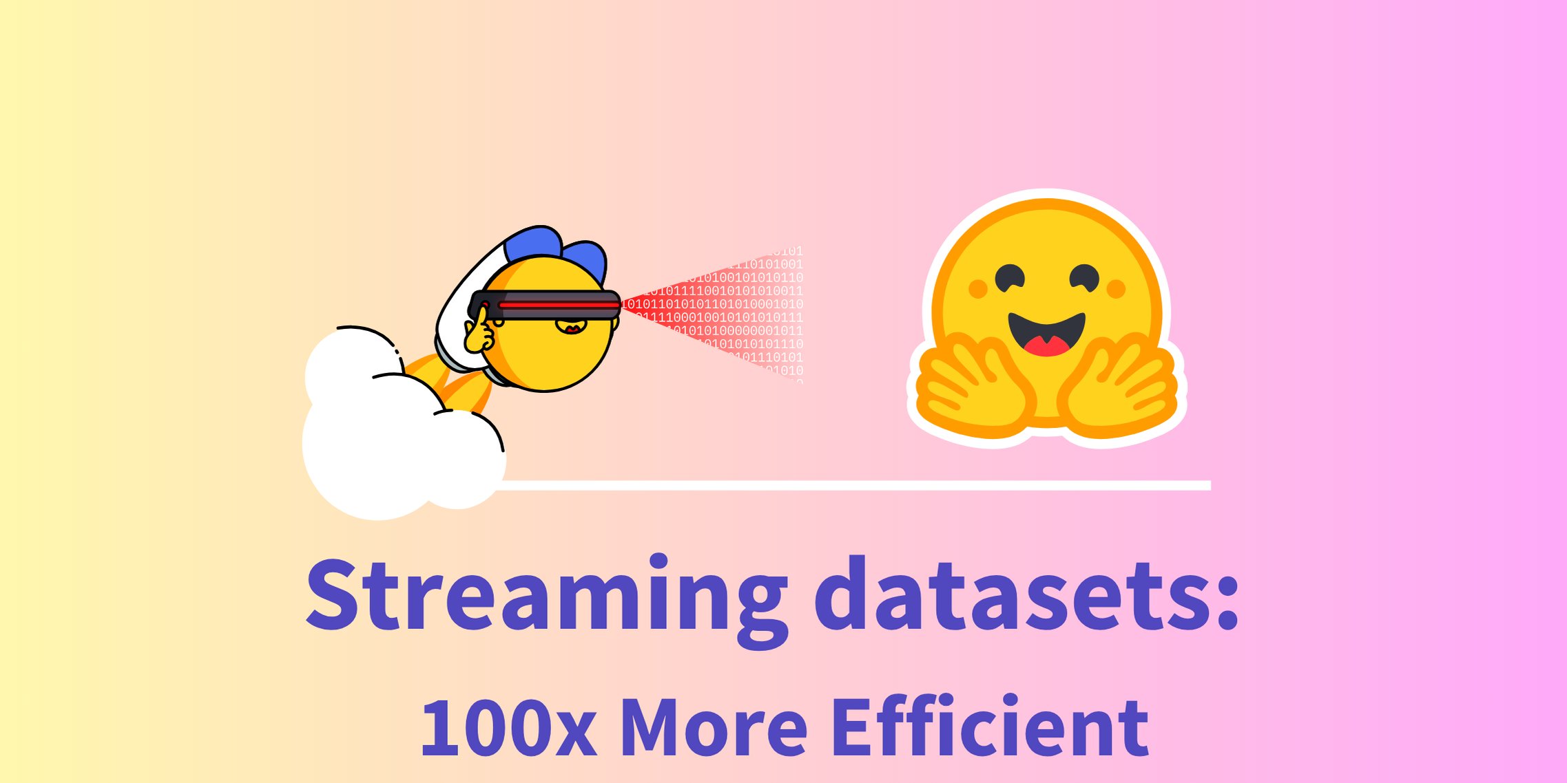 davilagrau's tweet card. Streaming datasets: 100x More Efficient