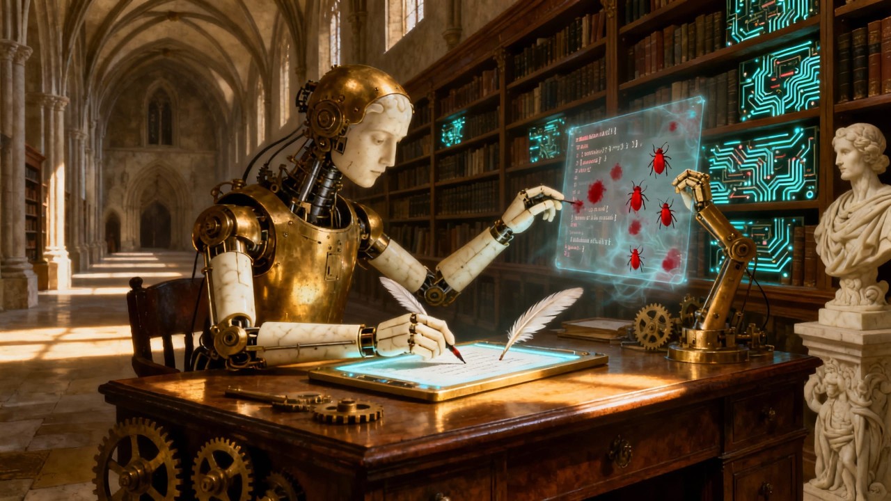 AIandCBm's tweet card. Beyond chatbots, autonomous agents now plan, execute, and self-correct. An analysis of the agentic workflow revolution and the end of manual coding.