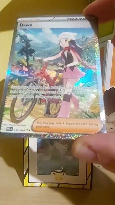 GameDevDavid319's tweet card. Pokemon Mega Phantasmal Flames 129 094 Dawn Special illustration Rare...