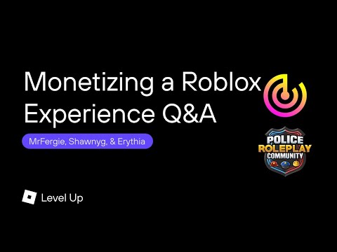 robloxdevrel's tweet card. Monetizing a Roblox Experience Q&A with MrFergie, Shawnyg and Erythia