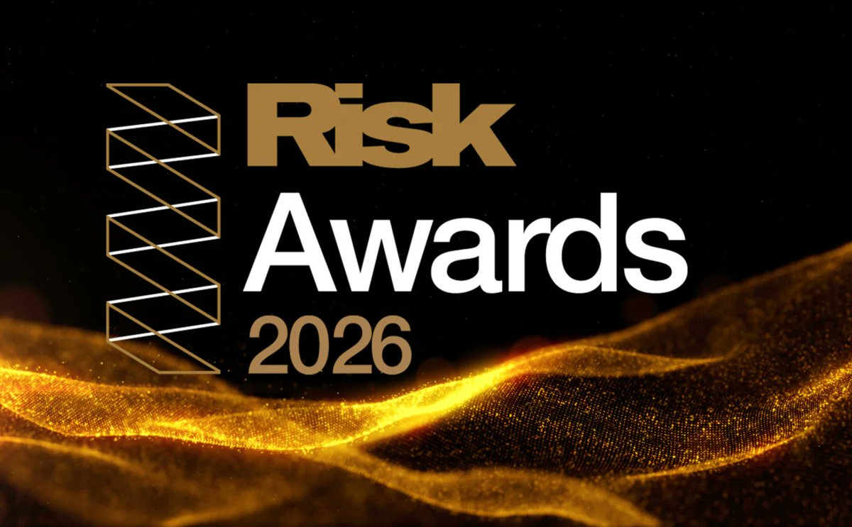 RiskDotNet's tweet card. Citi claims top derivatives prize, lifetime award for Dennis McLaughlin, JP Morgan wins equities